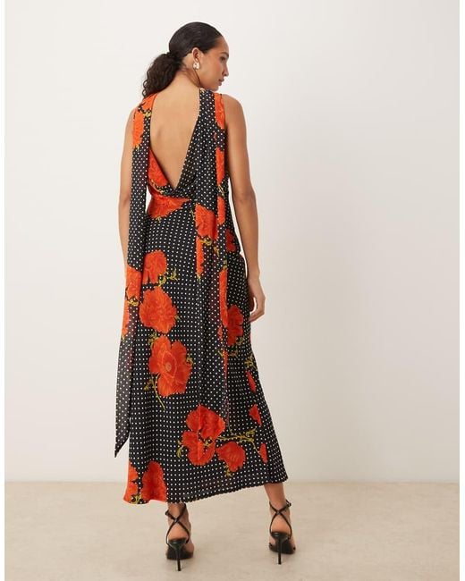 Never Fully Dressed Natural Sophie Midi Dress