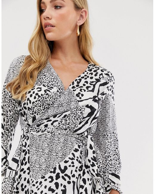 liquorish wrap dress