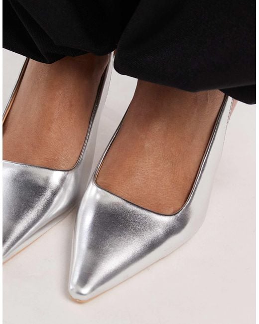 SEQWL Black Maybach Slingback Kitten Heels