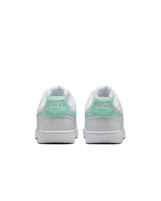 Nike White Court Vision Low Sneakers for men