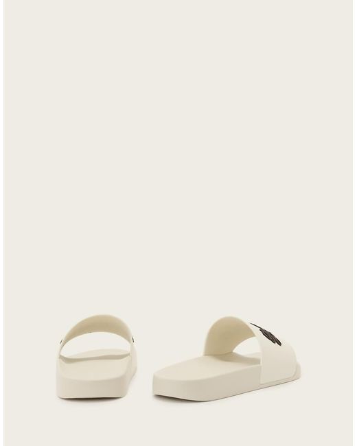 AllSaints Natural Saints & Sinners One Strap Logo Sliders
