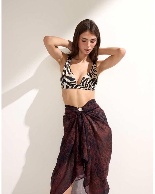 Calzedonia Black Savannah Zebra