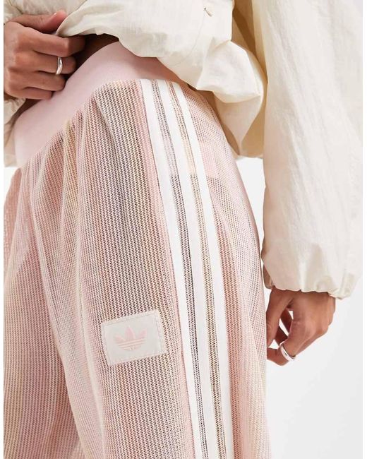 Adidas Originals Natural Firebird Knit Track Pants