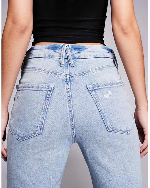 GOOD AMERICAN Blue Good Classic Bootcut Jeans