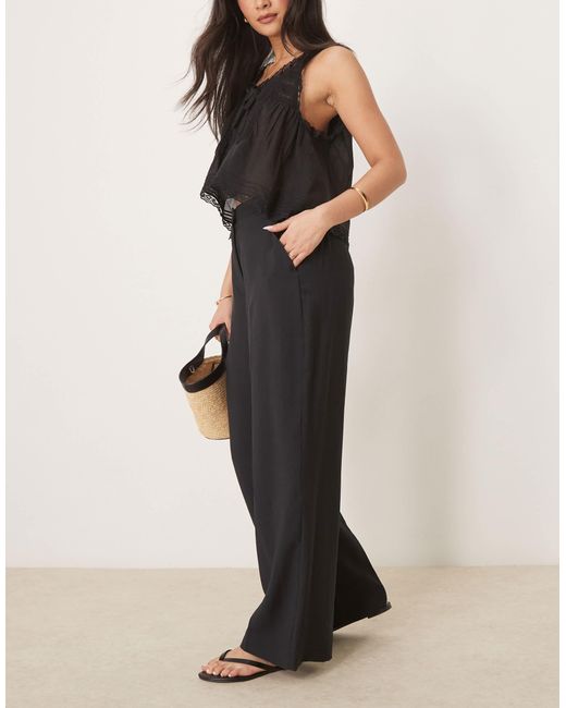 Abercrombie & Fitch Black – weit geschnittene hose
