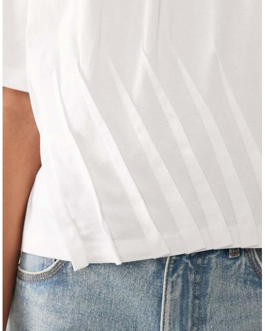 Modello Monospalla Con Risvolto di ASOS in White