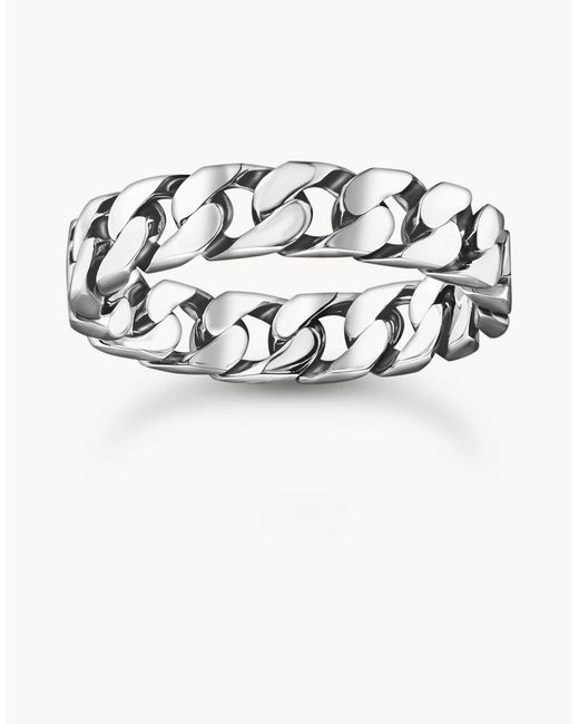 Thomas Sabo White – ring aus mit kettendesign