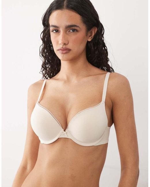 Lindex Natural Super Push Up T-shirt Bra