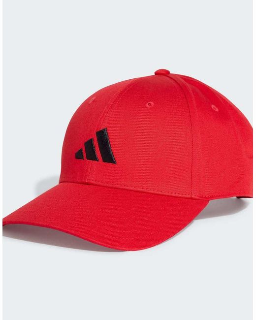 Adidas Originals Red New Logo Baseball Cap