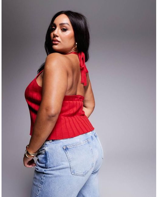 ASOS Asos Design Curve in het Red