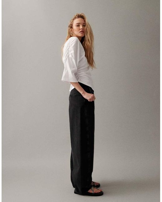 ARKET Natural Endive Barrel Fit Jeans