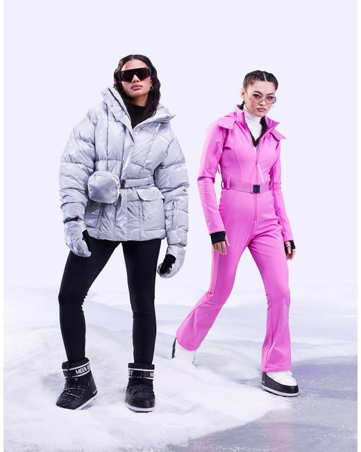 ASOS 4505 Ski Jacket in Pink