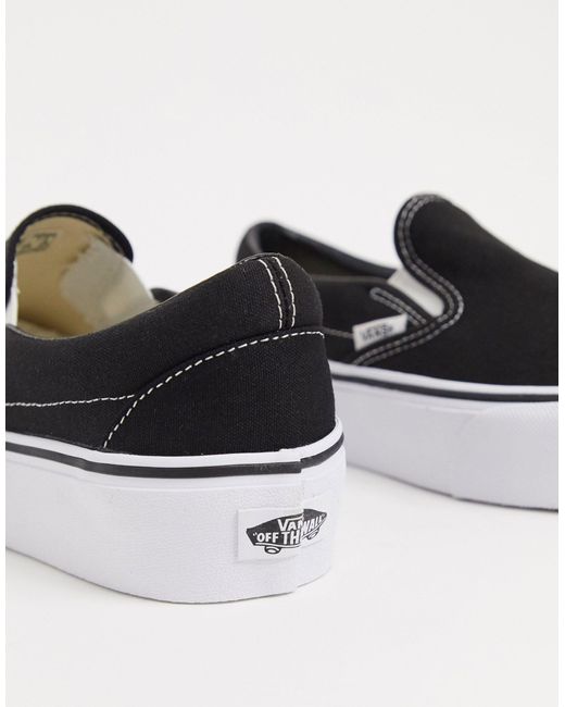 platform low top vans