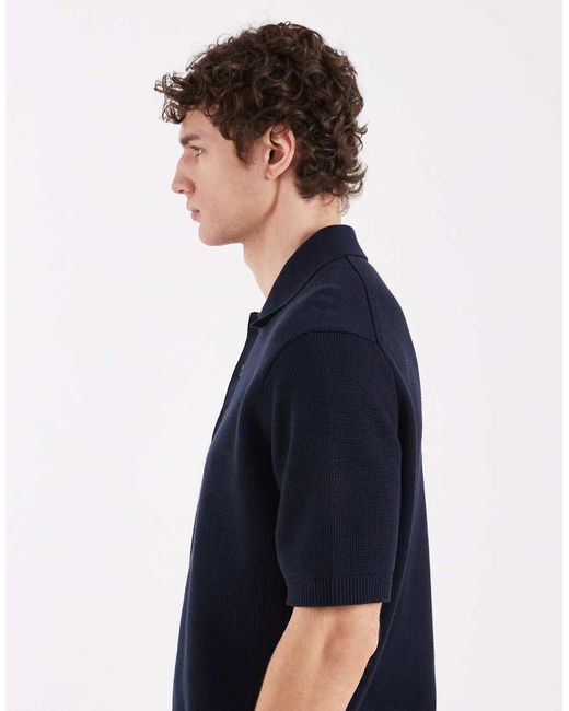 Polo di SELECTED in Blue da Uomo
