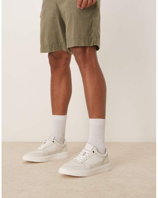 ASOS Natural Panelled Trainers for men
