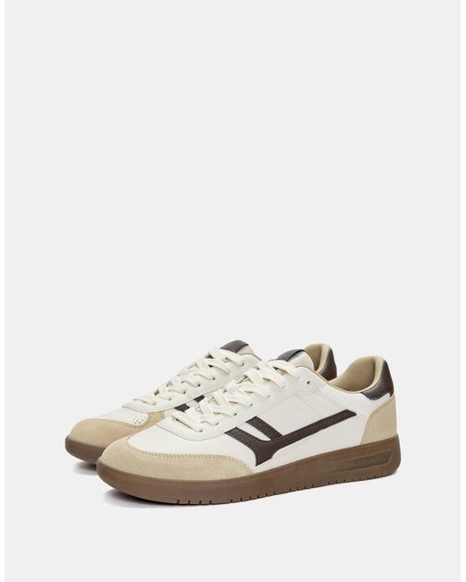 Pull&Bear – retro-sneaker in White für Herren