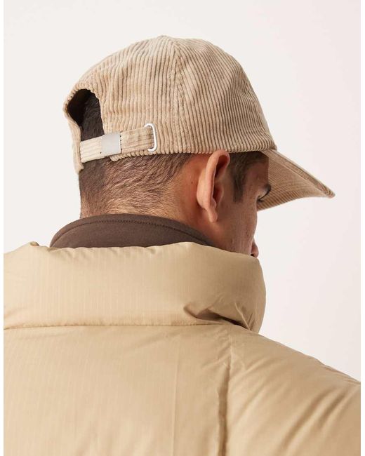 Mango Natural 100% Cotton Cord Cap for men