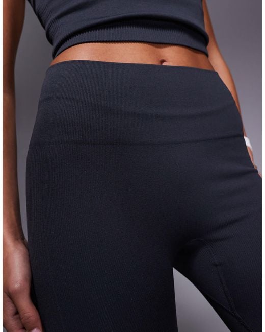 4505 Blue Seamless Sculpting High Waist Gym Leggings