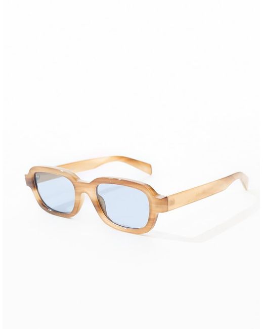 Jack & Jones Brown Rectangle Sunglasses for men