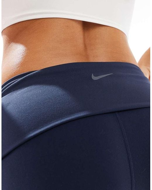 nike one blue leggings