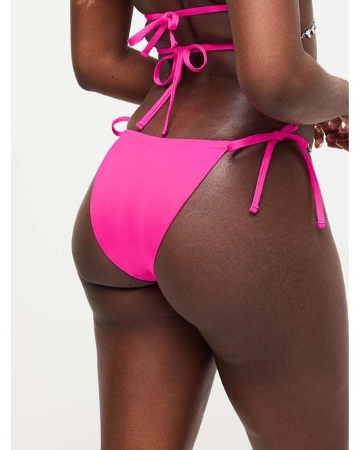 Ann Summers Pink Beachy Bombshell Cheekini Tie Side