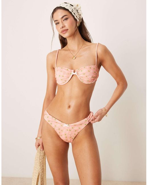 Dippin' Daisy's Natural Dippin Daisys Exclusive Olivia High Leg Bikini Bottom