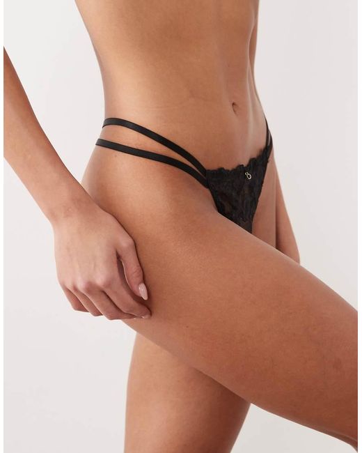Ann Summers Black Sexy Lace String Thong