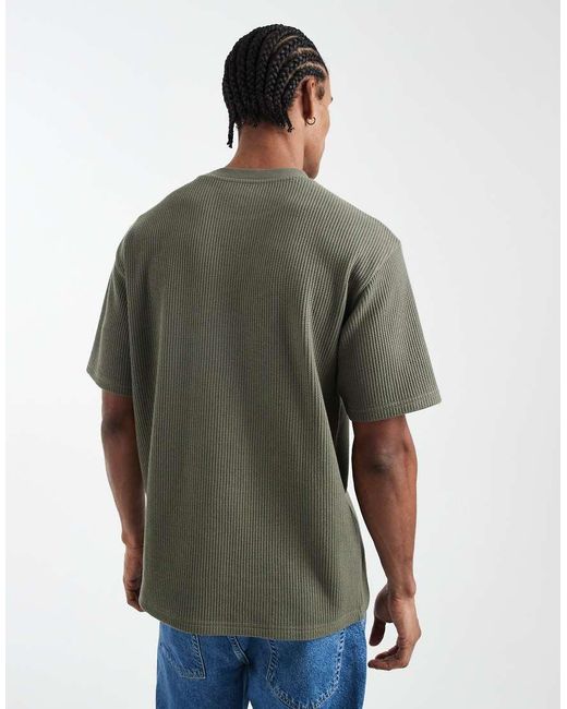 ASOS Green Heavyweight Relaxed T-Shirt for men