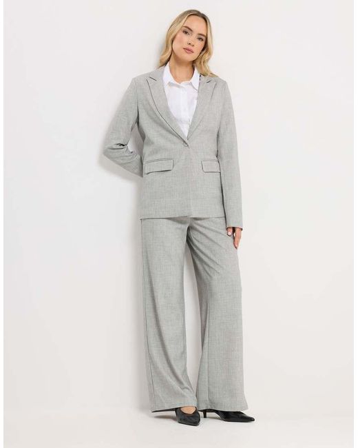 Long Tall Sally Gray Tailored Blazer