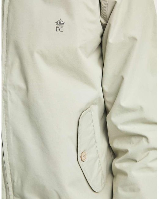 French Connection Natural Funnel Neck Harrington Jacket for men