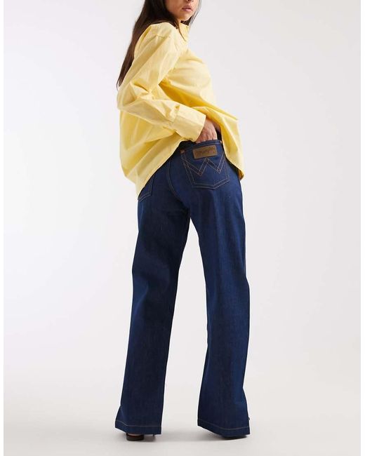 Wrangler Blue Super Capsule Barrel Leg Jean