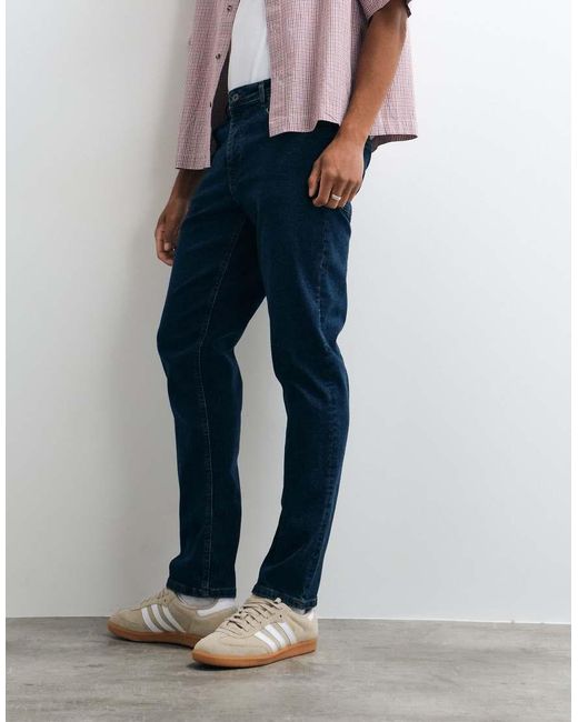 ASOS Blue Stretch Slim Jeans for men