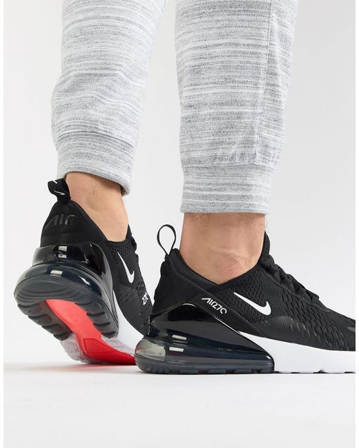 Nike Rubber Air Max 270 Trainers in White (Black) - Save 50% - Lyst
