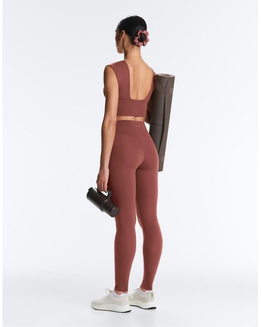 Oysho Red Crossover Comfortlux Tank Top