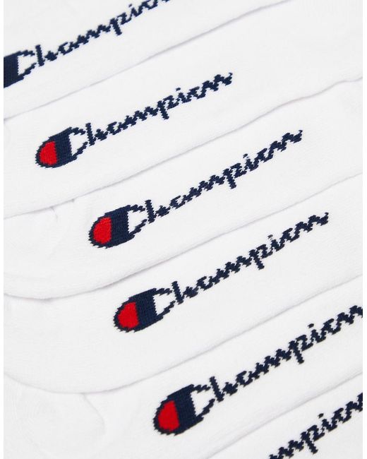 Champion White 3 Pack Crew Socks for men