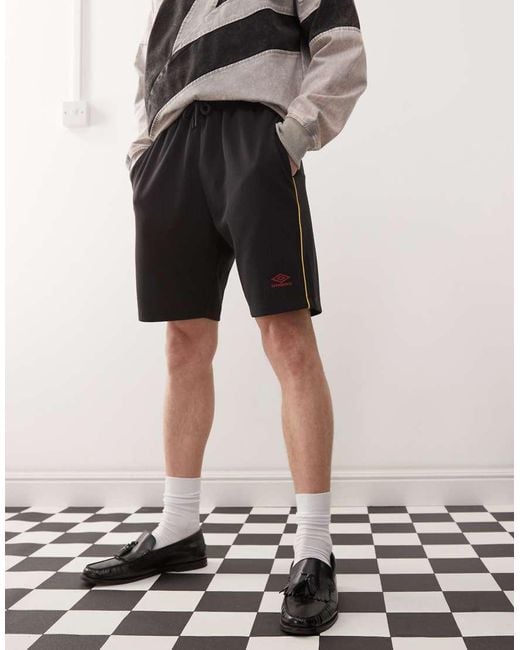 Umbro White Panelled Mesh Shorts for men