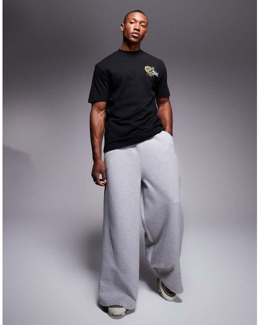 River Island T-Shirt Met Print Van Japanse Draak Op De Achterkant in het Black voor heren