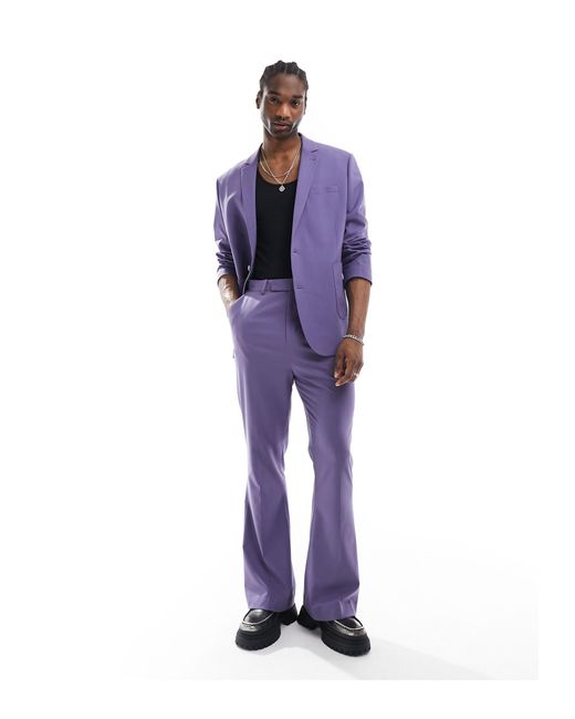 Giacca da abito oversize viola di ASOS in Purple da Uomo