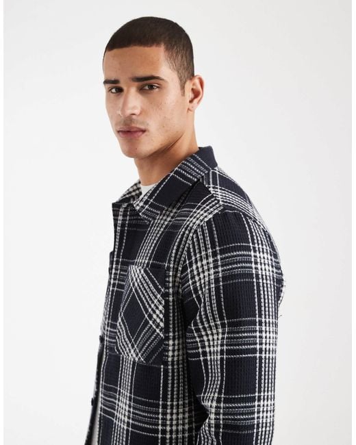 Threadbare Gray Pocket Front Shacket for men