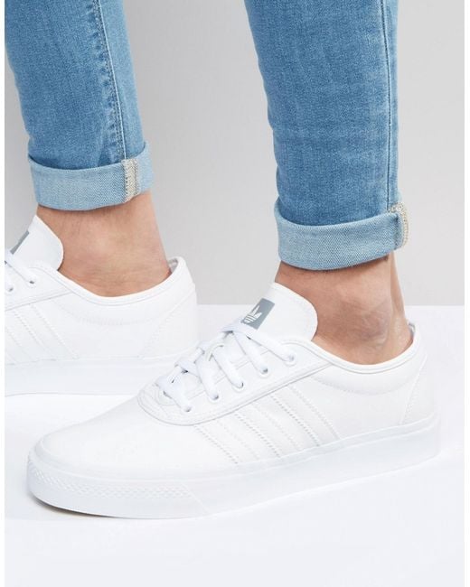 adidas Originals Adi-ease Leather Sneakers In White D69229 - White for Men  | Lyst Australia