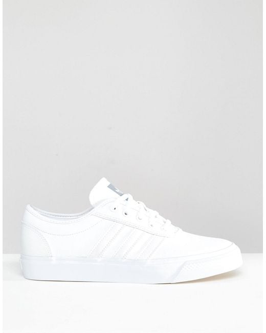 adidas Originals Adi-ease Leather Sneakers In White D69229 - White for Men  | Lyst