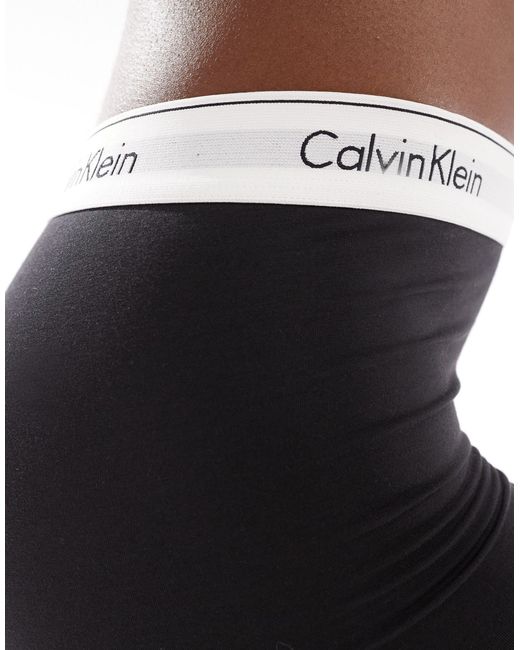Modern cotton - boxer neri di Calvin Klein in Black