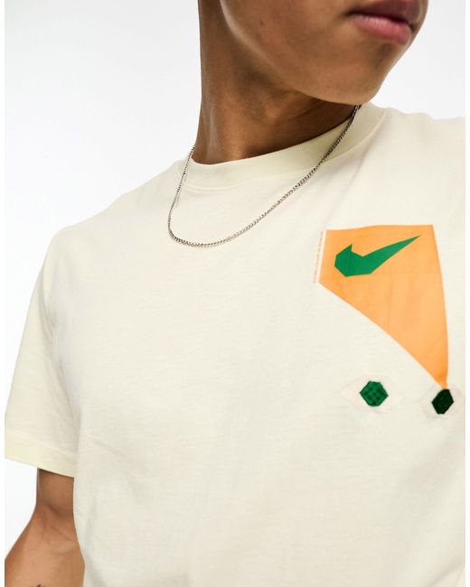 Nike Blue 'sole Seeking' Graphic T-shirt for men