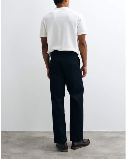 ARKET Gray Tailored Wide Leg Cropped Trouser for men