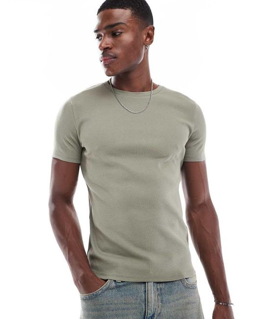 ASOS Essentials in het Gray voor heren