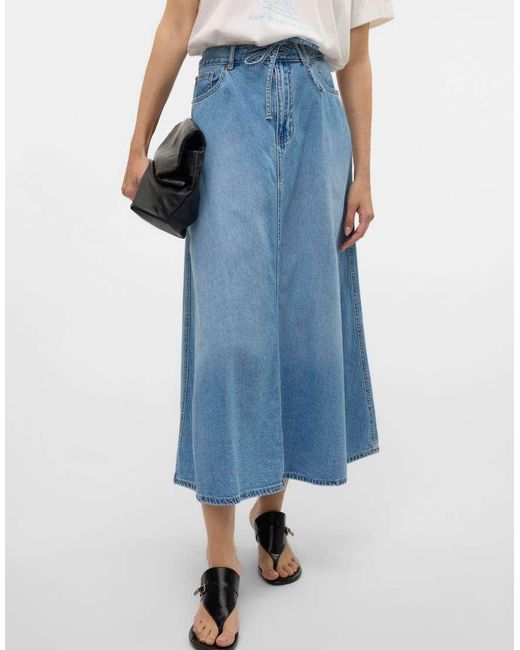 Vero Moda Blue Denim Skirt