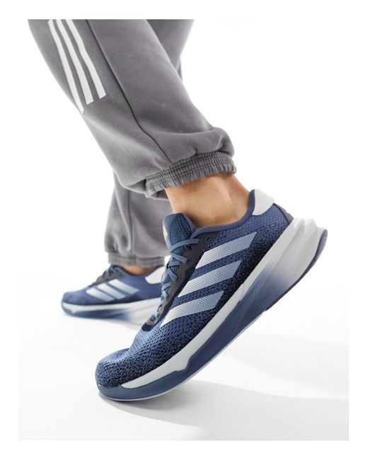 Adidas running - supernova stride - baskets - et argenté Adidas Originals pour homme en coloris Gray