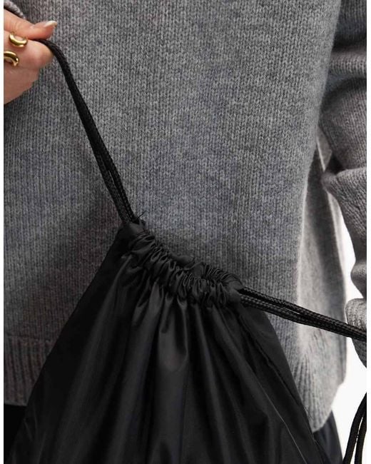 Adidas Originals Black Adicolor Drawstring Bag