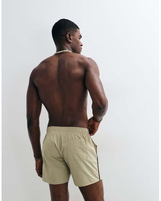 Boss Natural Iconic Swim Shorts for men