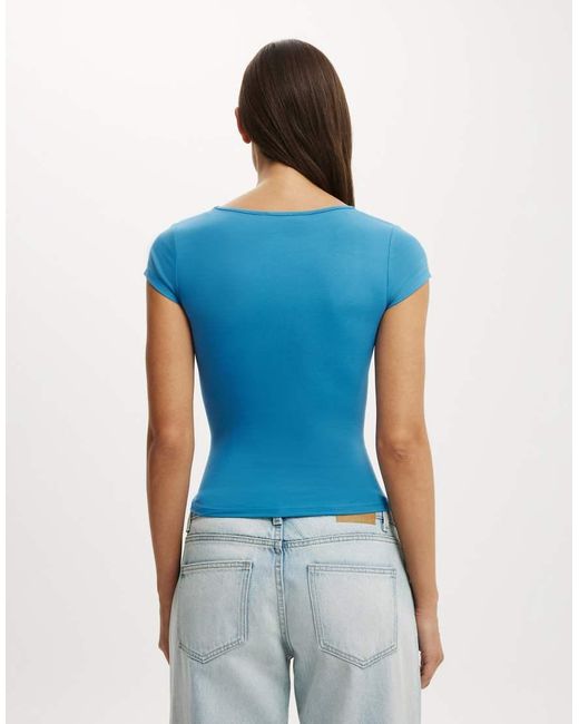 Cotton On Blue Hold Me Short Sleeve
